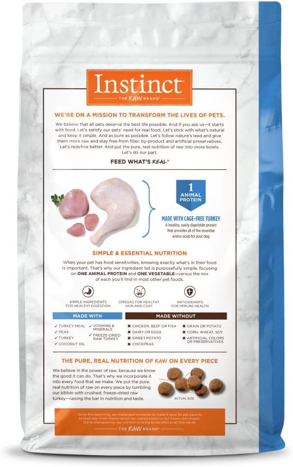 Instinct Limited Ingredient Diet Grain-Free Recipe with Real Turkey Dry Dog Food – Gallery Image 2