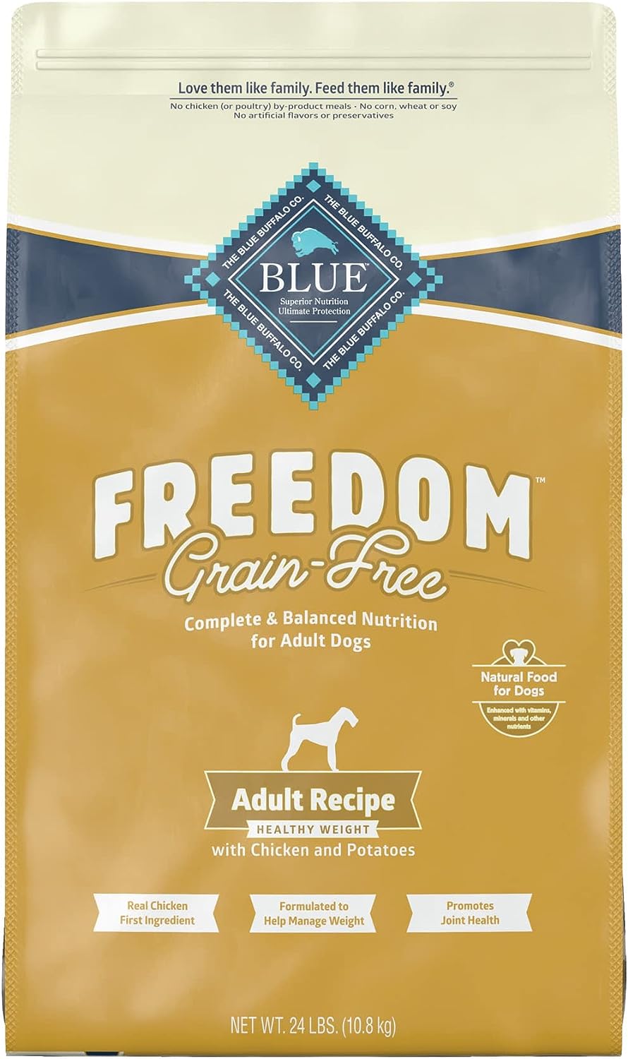 Blue Freedom Adult Grain-Free Healthy Weight Chicken Recipe Dry Dog Food – Gallery Image 1