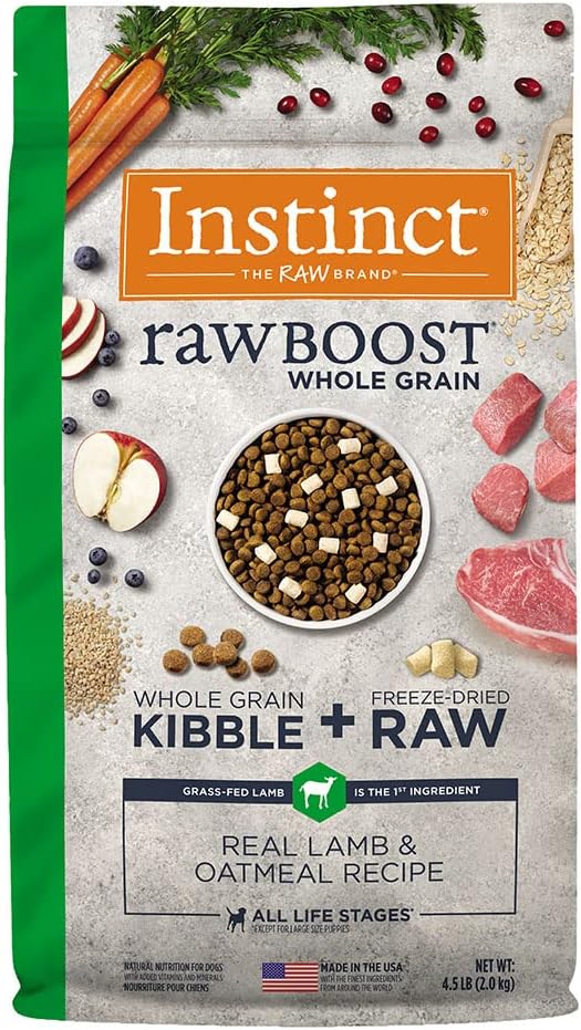 Instinct Raw Boost Whole Grain Recipe with Real Lamb & Oatmeal Dry Dog Food – Gallery Image 1