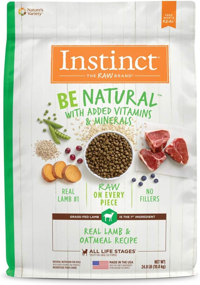 Instinct Be Natural Real Lamb & Oatmeal Recipe Dry Dog Food – Gallery Image 2