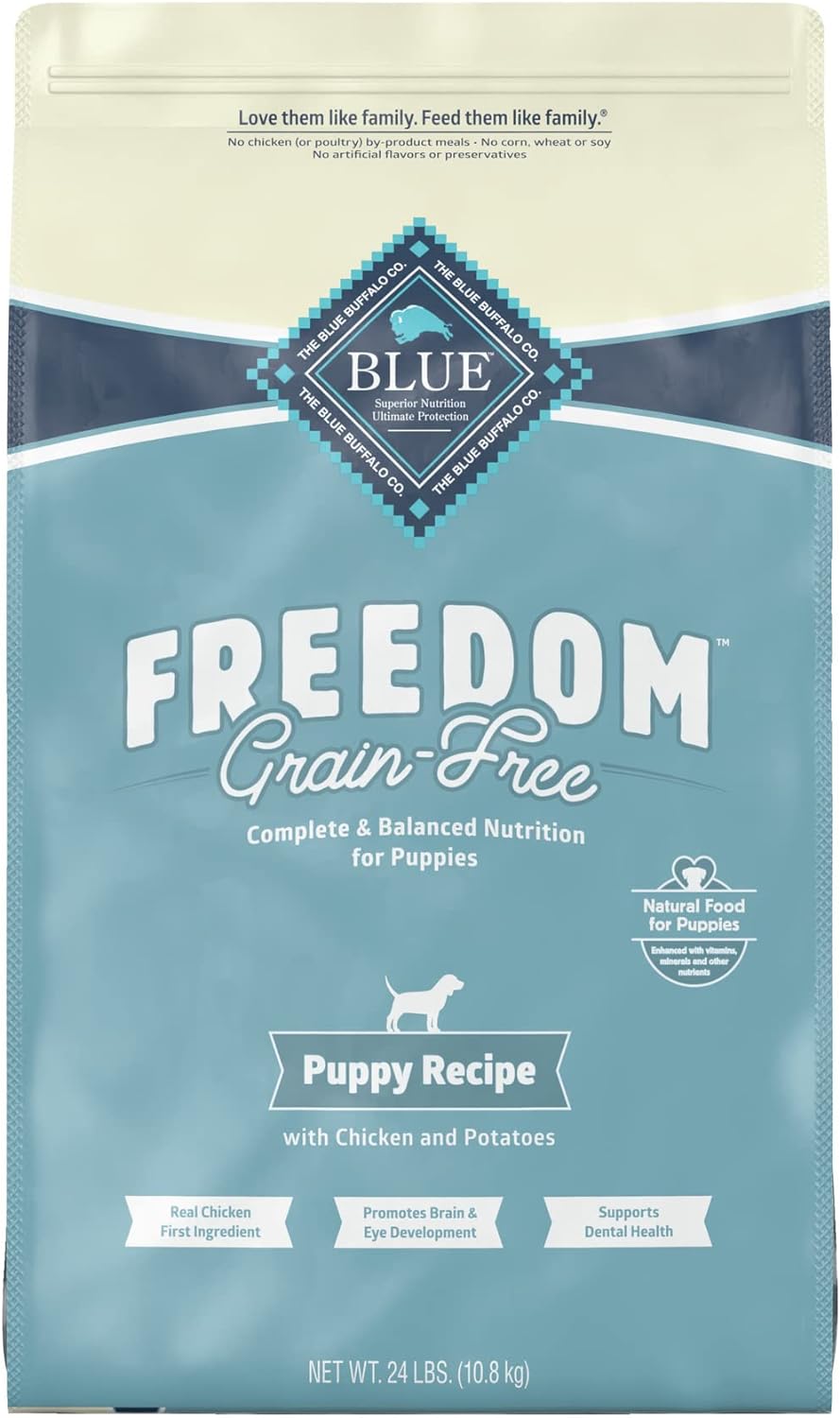 Blue Freedom Puppy Grain-Free Chicken Recipe Dry Dog Food – Gallery Image 1