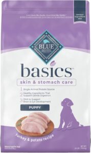 Blue Basics Limited Ingredient Diet Puppy Turkey and Potato Recipe Dry Dog Food