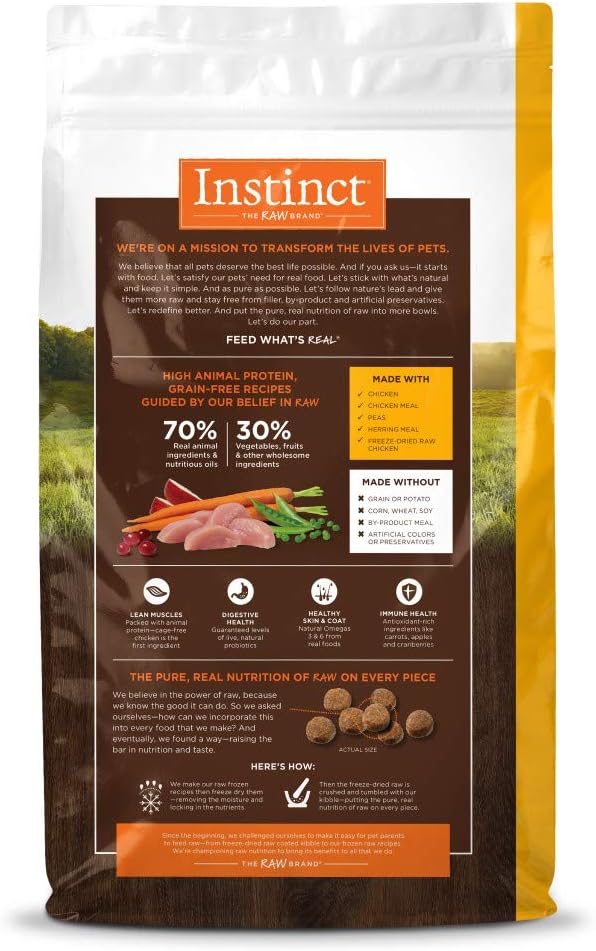 Instinct Original Grain-Free Recipe with Real Chicken Dry Dog Food – Gallery Image 2