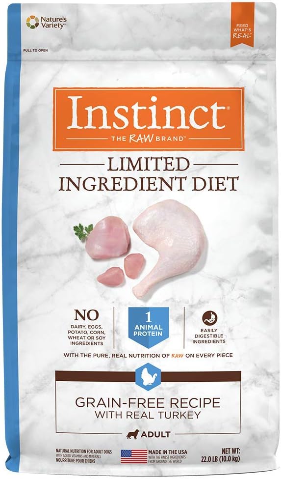 Instinct Limited Ingredient Diet Grain-Free Recipe with Real Turkey Dry Dog Food – Gallery Image 1
