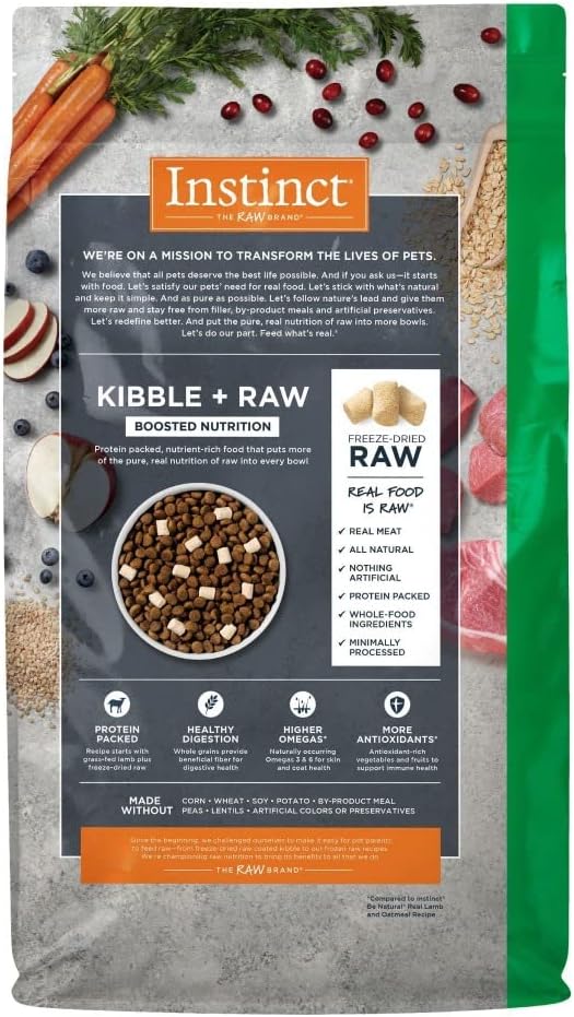 Instinct Raw Boost Whole Grain Recipe with Real Lamb & Oatmeal Dry Dog Food – Gallery Image 2