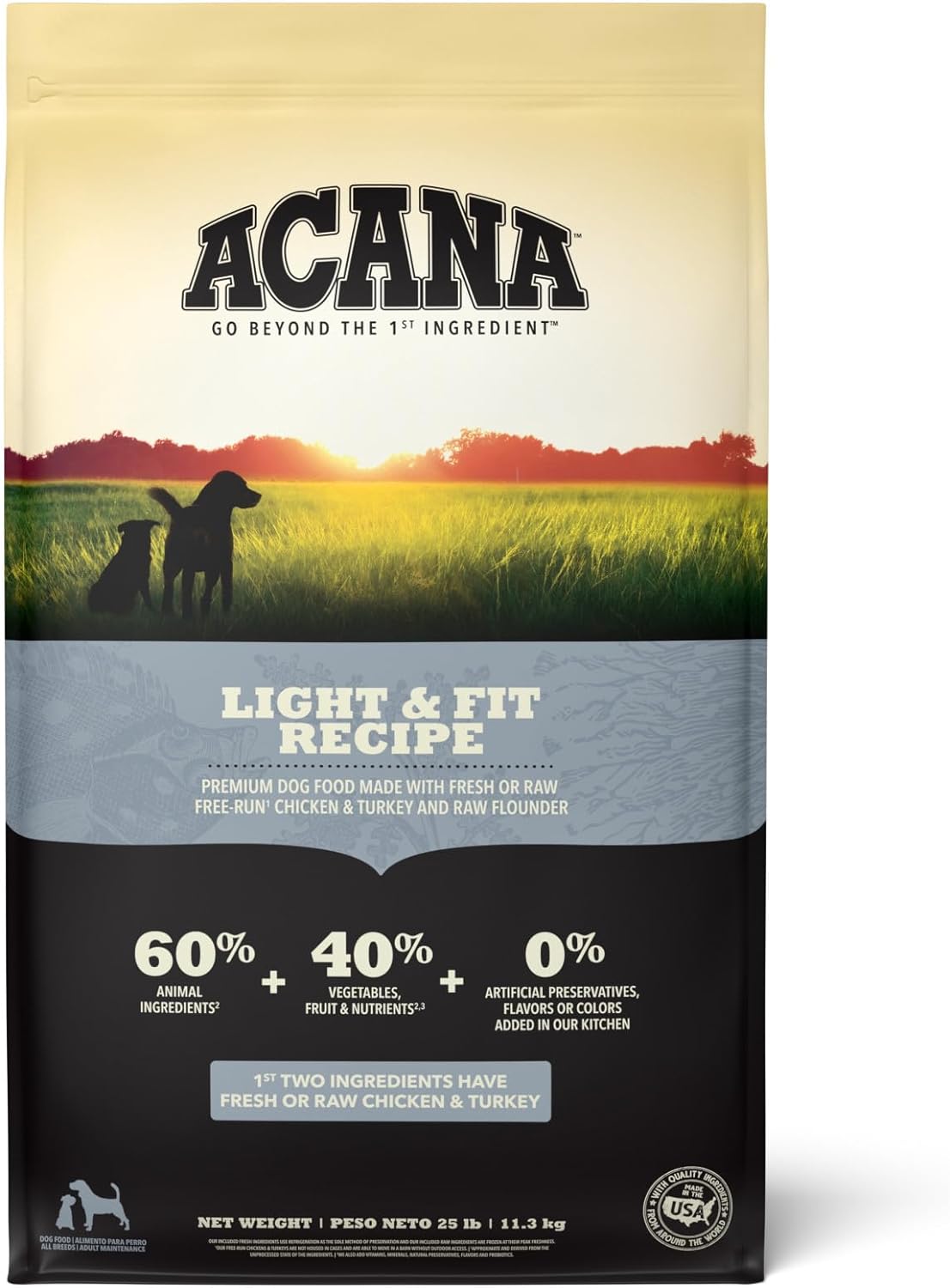 Acana Light & Fit Recipe Dry Dog Food – Gallery Image 1