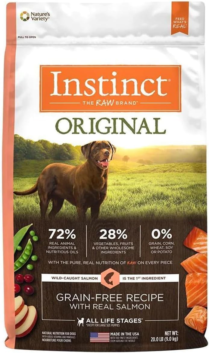 Instinct Original Grain-Free Recipe with Real Salmon Dry Dog Food – Gallery Image 1