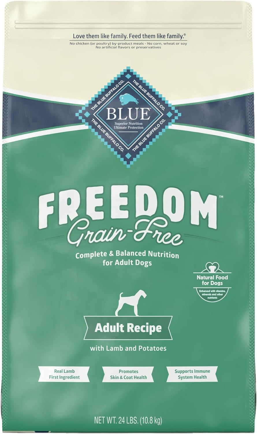 Blue Freedom Adult Grain-Free Lamb Recipe Dry Dog Food – Gallery Image 1