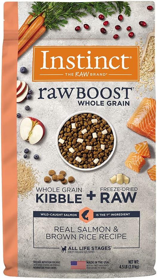 Instinct Raw Boost Whole Grain Recipe with Real Salmon & Brown Rice Dry Dog Food – Gallery Image 1