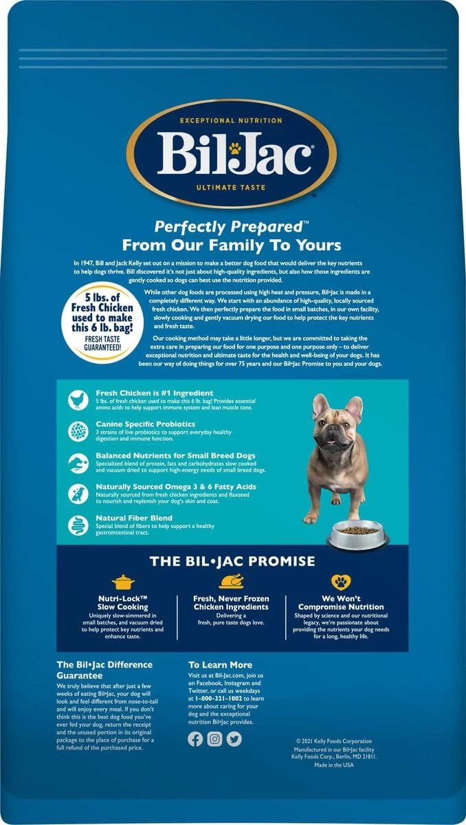Bil-Jac Small Breed Adult Dry Dog Food – Gallery Image 3