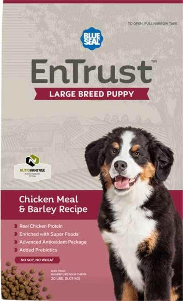 Blue Seal Entrust Large Breed Puppy Chicken Meal & Barley Recipe Dry Dog Food – Gallery Image 1