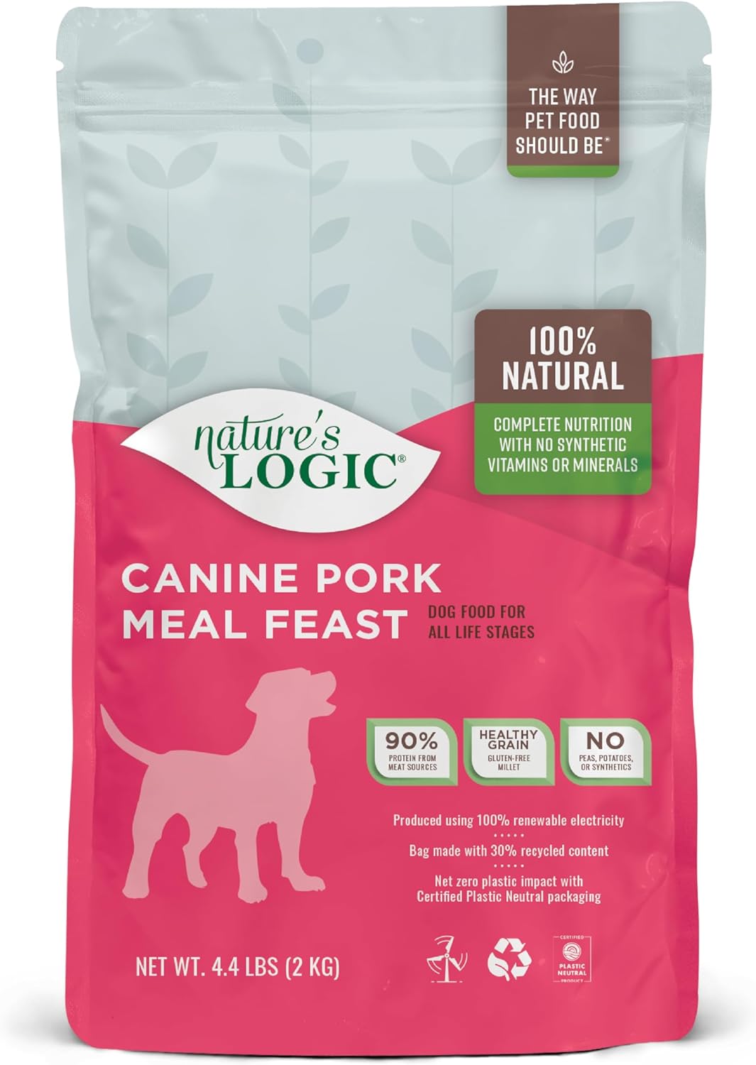Nature’s Logic Canine Pork Meal Feast Dry Dog Food – Gallery Image 1