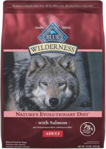 Blue Wilderness Adult Salmon with Grains Recipe Dry Dog Food
