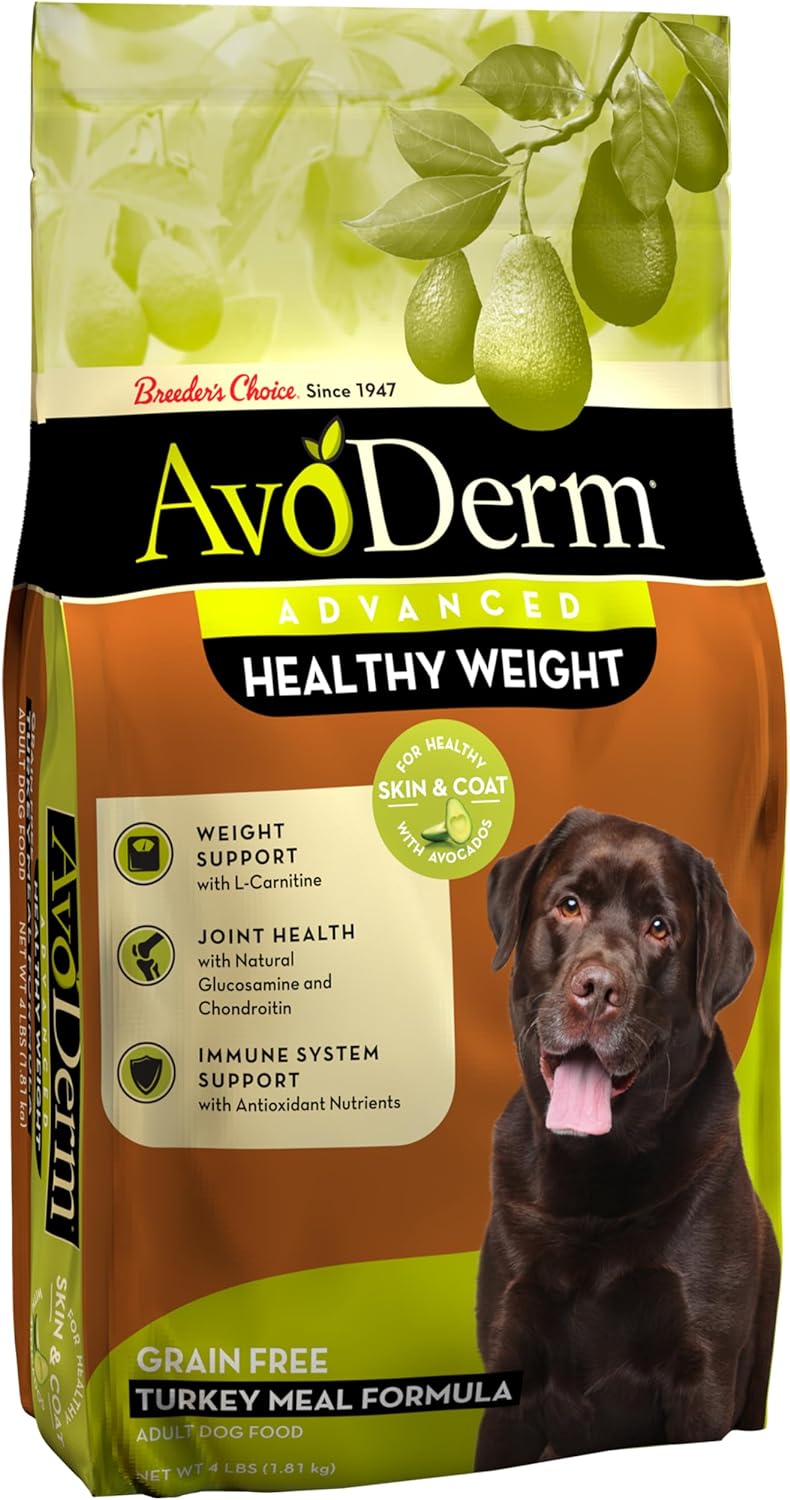AvoDerm Advanced Healthy Weight Grain-Free Turkey Meal Formula Dry Dog Food – Gallery Image 1