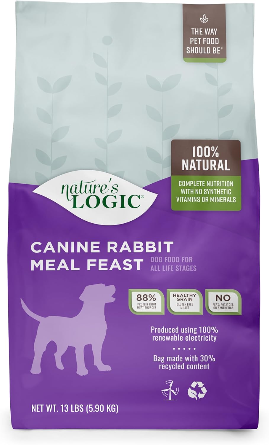 Nature’s Logic Canine Rabbit Meal Feast Dry Dog Food – Gallery Image 1