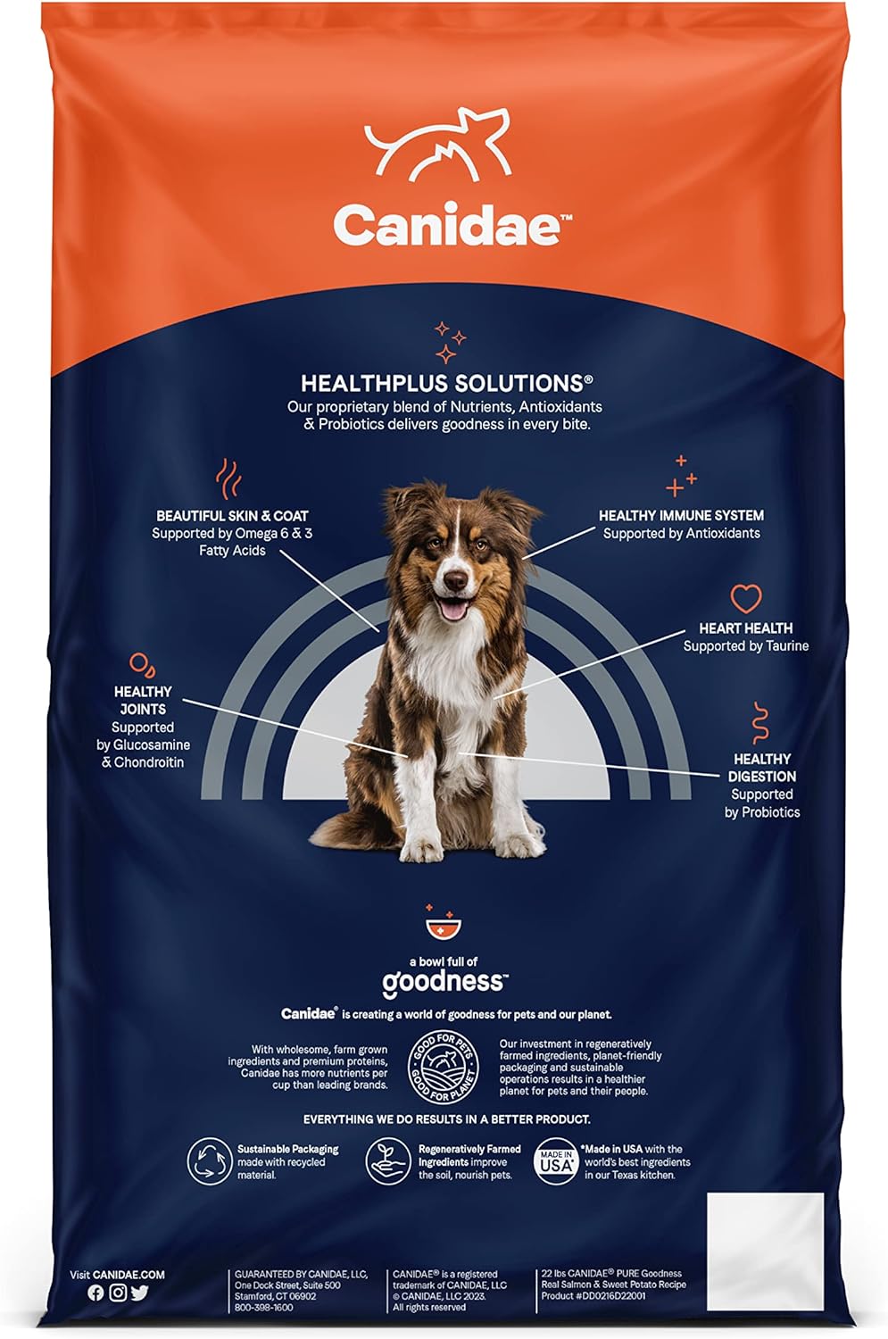 Canidae Pure Grain-Free Real Salmon & Sweet Potato Recipe Dry Dog Food – Gallery Image 3