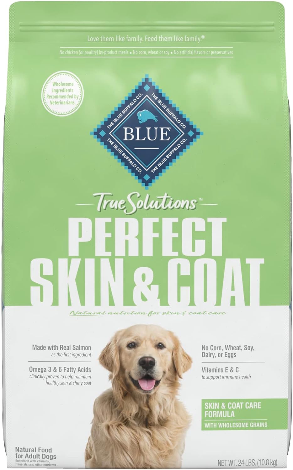 Blue True Solutions Perfect Coat Skin and Coat Care Formula Dry Dog Food – Gallery Image 1