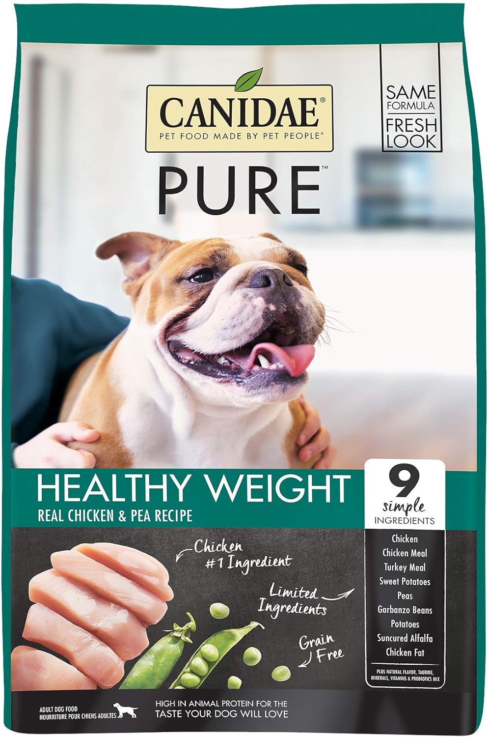 Canidae Pure Grain-Free Healthy Weight Real Chicken & Pea Recipe Dry Dog Food – Gallery Image 1
