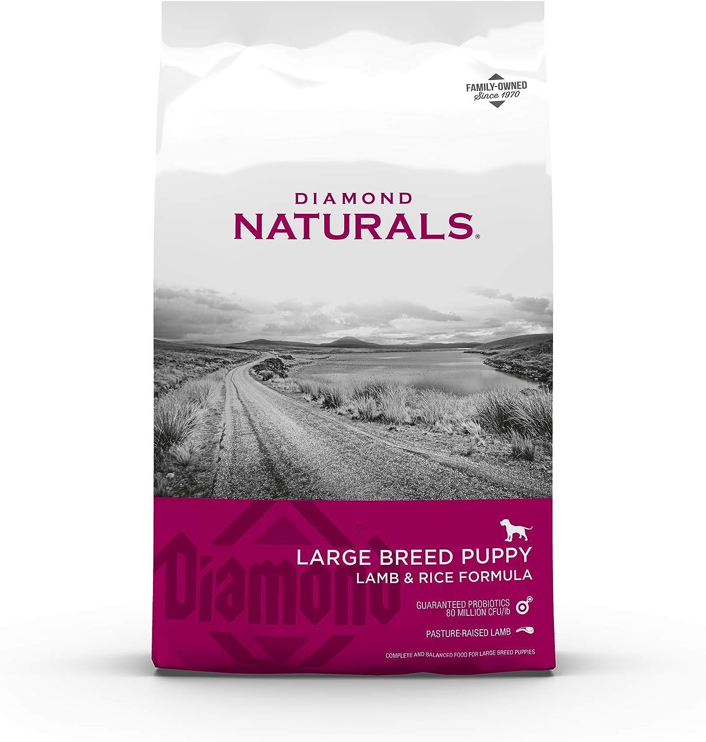 Diamond Naturals Large Breed Puppy Lamb & Rice Formula Dry Dog Food – Gallery Image 1