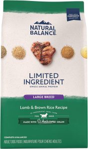 Natural Balance L.I.D. Limited Ingredient Diets Lamb & Brown Rice Large Breed Bites Dry Dog Food