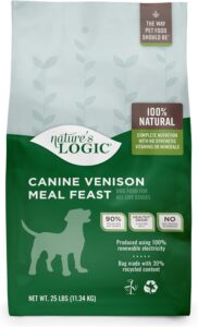 Nature’s Logic Canine Venison Meal Feast Dry Dog Food