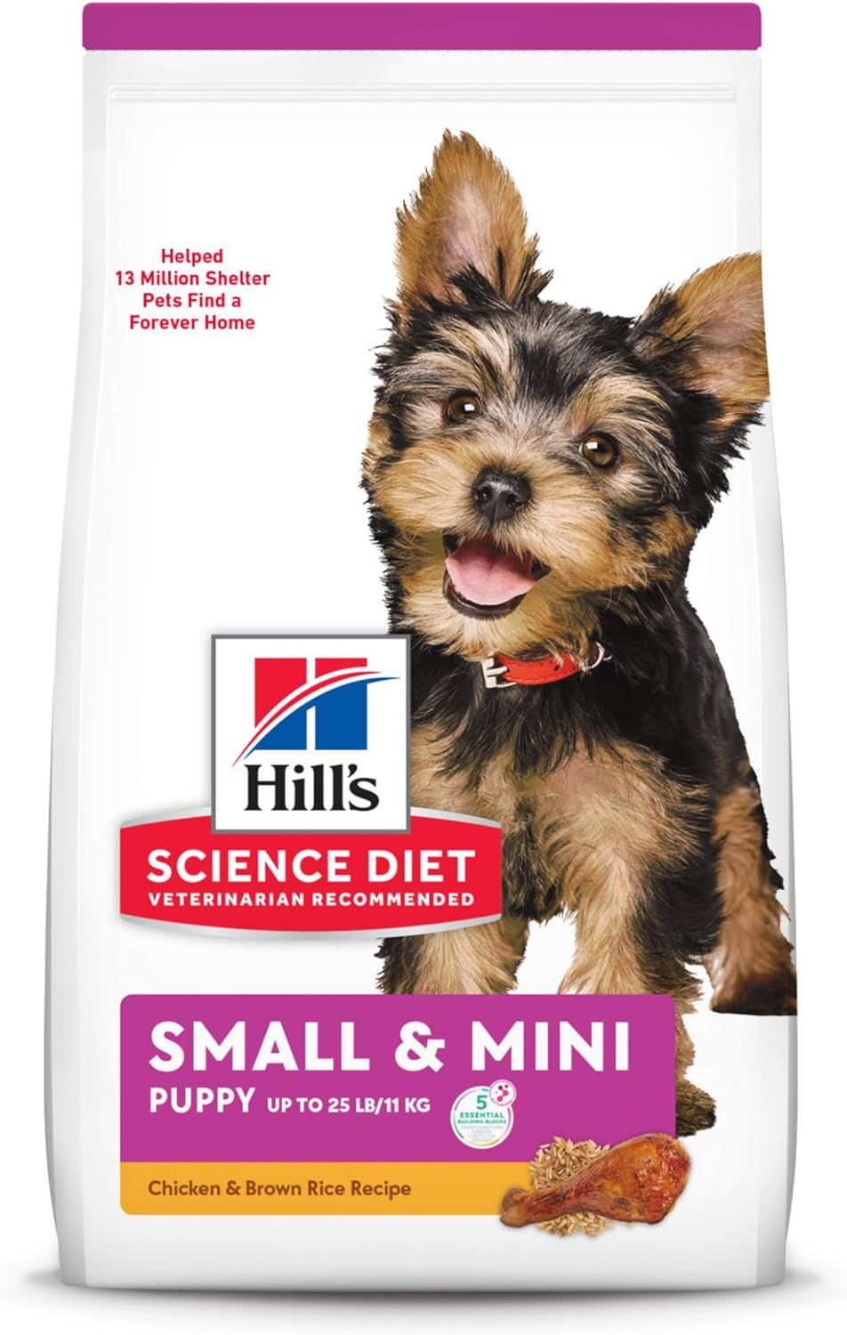 Hill’s Science Diet Puppy Small Paws Chicken Meal, Barley & Brown Rice Recipe Dry Dog Food – Gallery Image 1