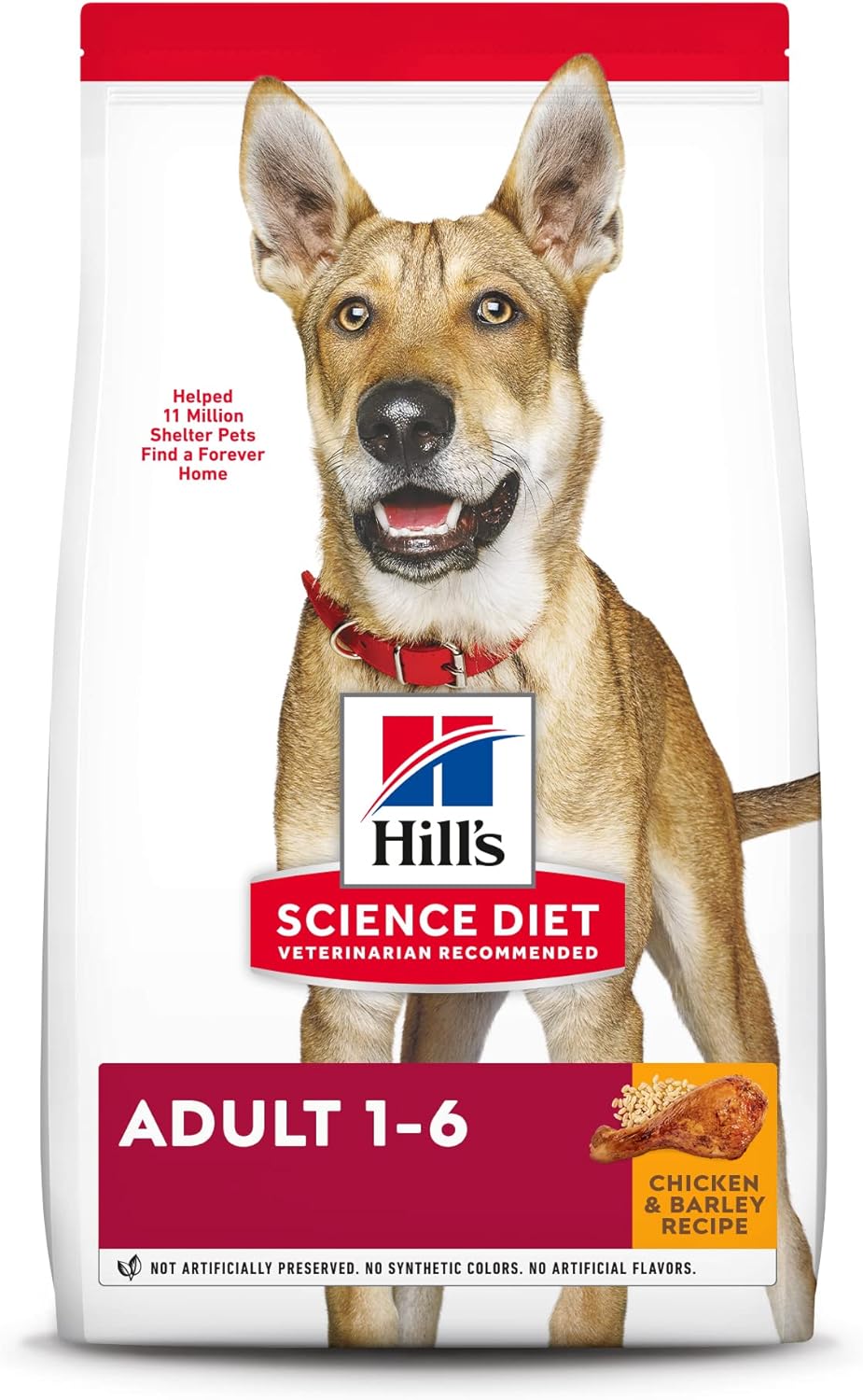Hill’s Science Diet Adult 1-6 Chicken & Barley Recipe Dry Dog Food – Gallery Image 1