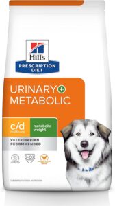 Hill’s Prescription Diet c/d Multicare + Metabolic Urinary + Weight Care Chicken Flavor Dry Dog Food