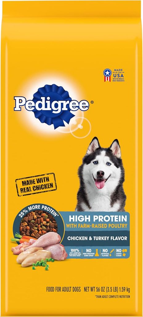 Pedigree High Protein Chicken & Turkey Flavor Dry Dog Food