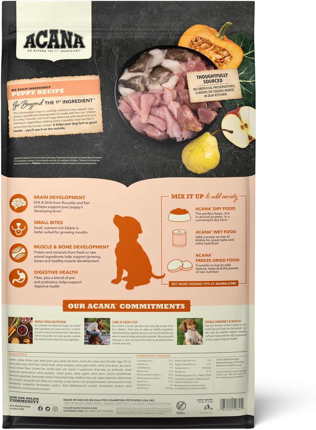 Acana Puppy Recipe Dry Dog Food – Gallery Image 2