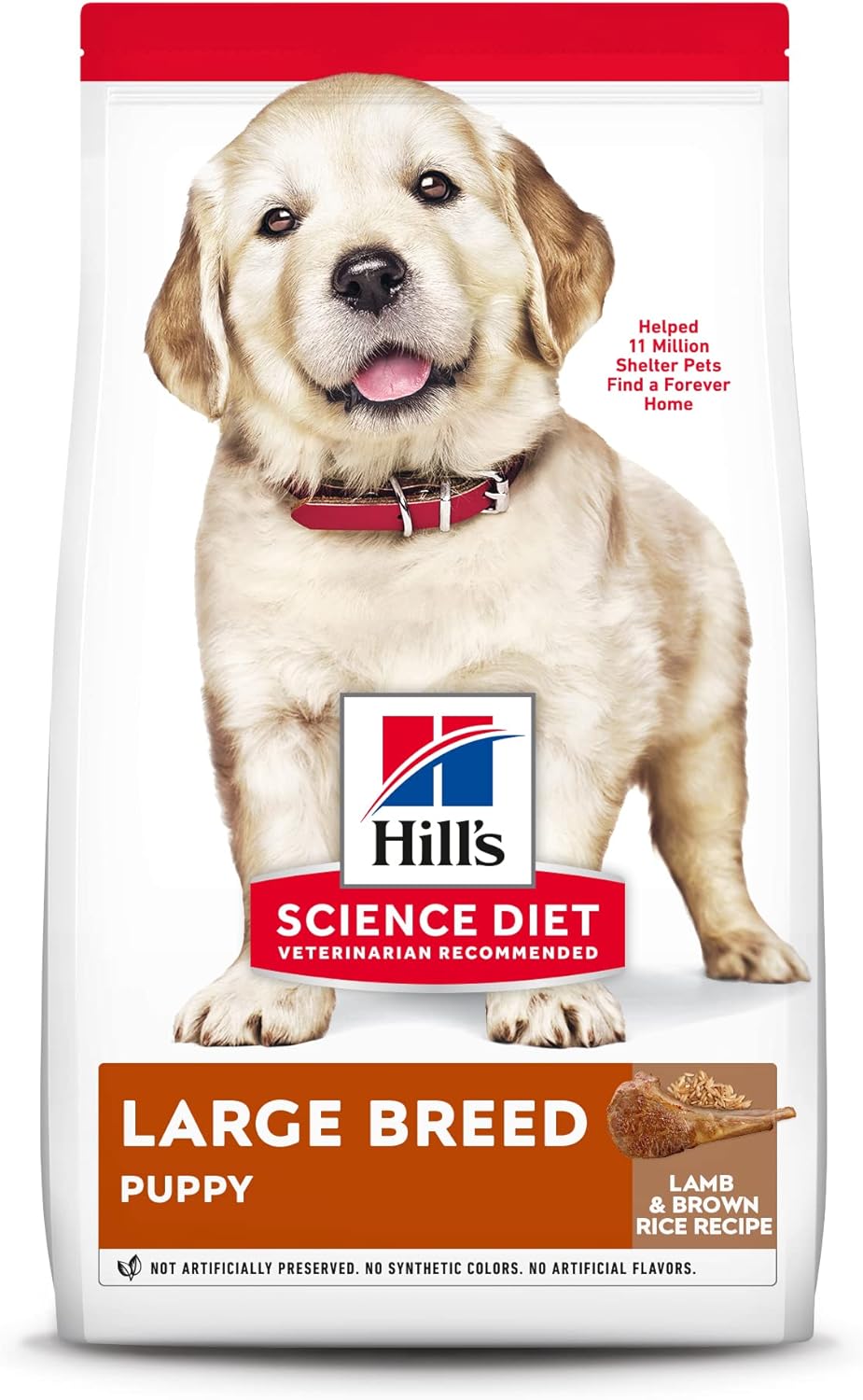 Hill’s Science Diet Puppy Large Breed Lamb Meal & Brown Rice Recipe Dry Dog Food – Gallery Image 1