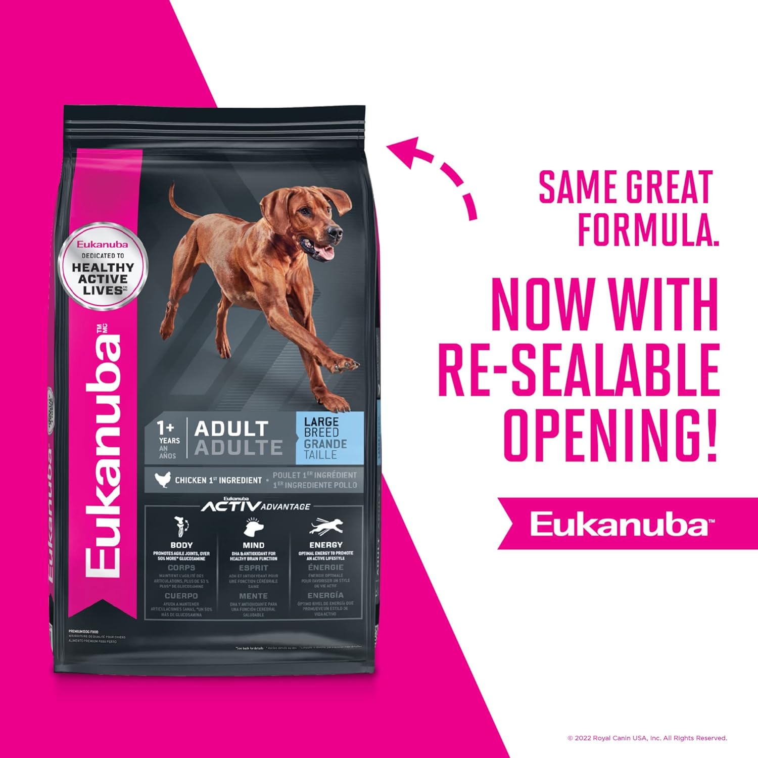 Eukanuba Adult Large Breed Chicken Dry Dog Food – Gallery Image 2