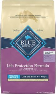 Blue Life Protection Formula Large Breed Adult Lamb and Brown Rice Recipe Dry Dog Food