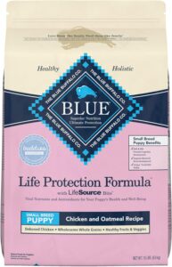 Blue Life Protection Formula Small Breed Puppy Chicken and Oatmeal Recipe Dry Dog Food