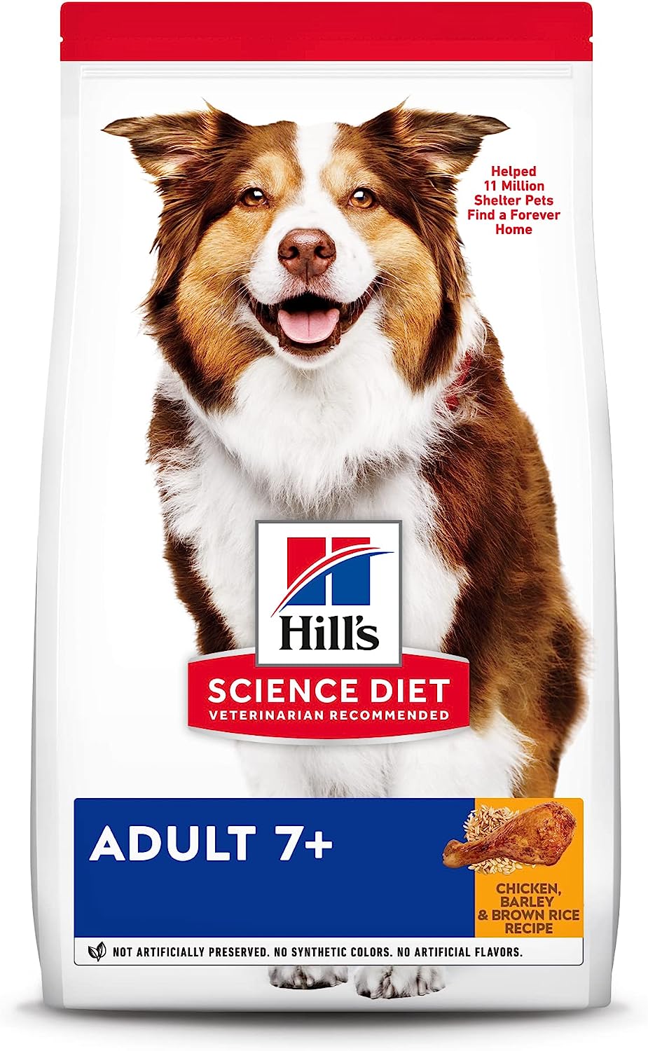 Hill’s Science Diet Adult 7+ Chicken Meal, Barley & Rice Recipe Dry Dog Food – Gallery Image 1