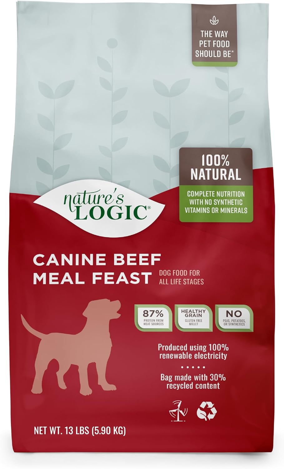 Nature’s Logic Canine Beef Meal Feast Dry Dog Food – Gallery Image 1