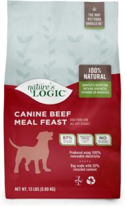 Nature’s Logic Canine Beef Meal Feast Dry Dog Food