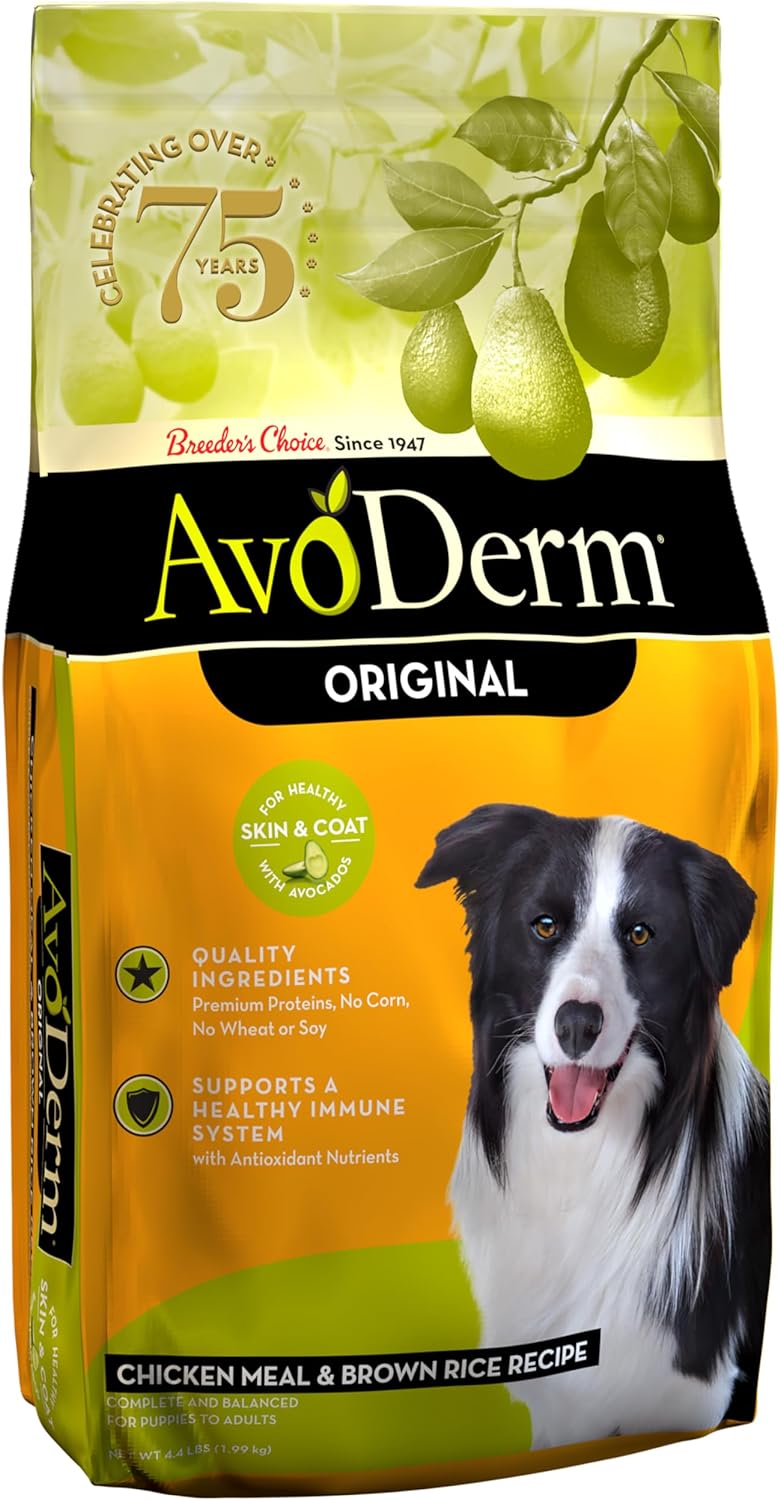 AvoDerm Natural Adult Chicken Meal & Brown Rice Formula Dry Dog Food – Gallery Image 1