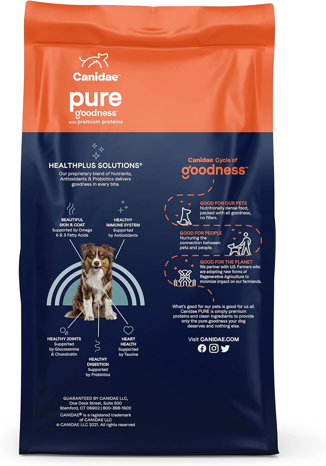 Canidae Pure Grain-Free Real Lamb, Goat & Venison Meals Recipe Dry Dog Food – Gallery Image 8