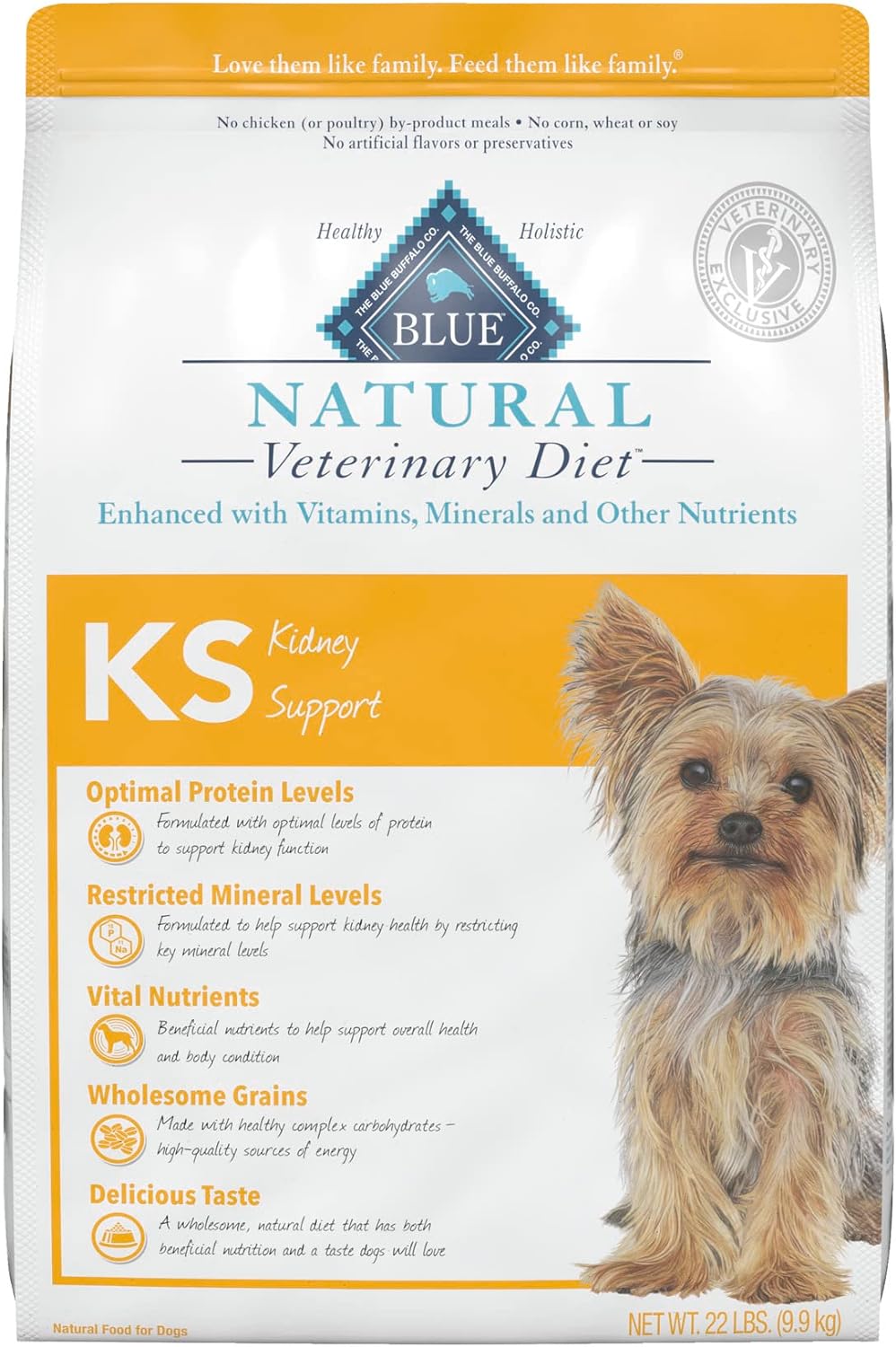 Blue Natural Veterinary Diet KS Kidney Support Dry Dog Food – Gallery Image 1