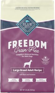 Blue Freedom Large Breed Adult Grain-Free Beef and Potatoes Recipe Dry Dog Food