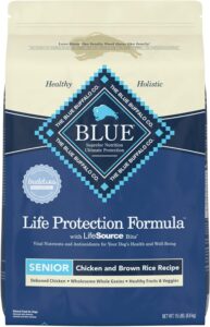 Blue Life Protection Formula Senior Chicken and Brown Rice Recipe Dry Dog Food