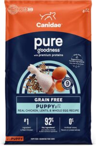 Canidae Pure Puppy Grain-Free Real Chicken, Lentil & Whole Egg Recipe Dry Dog Food