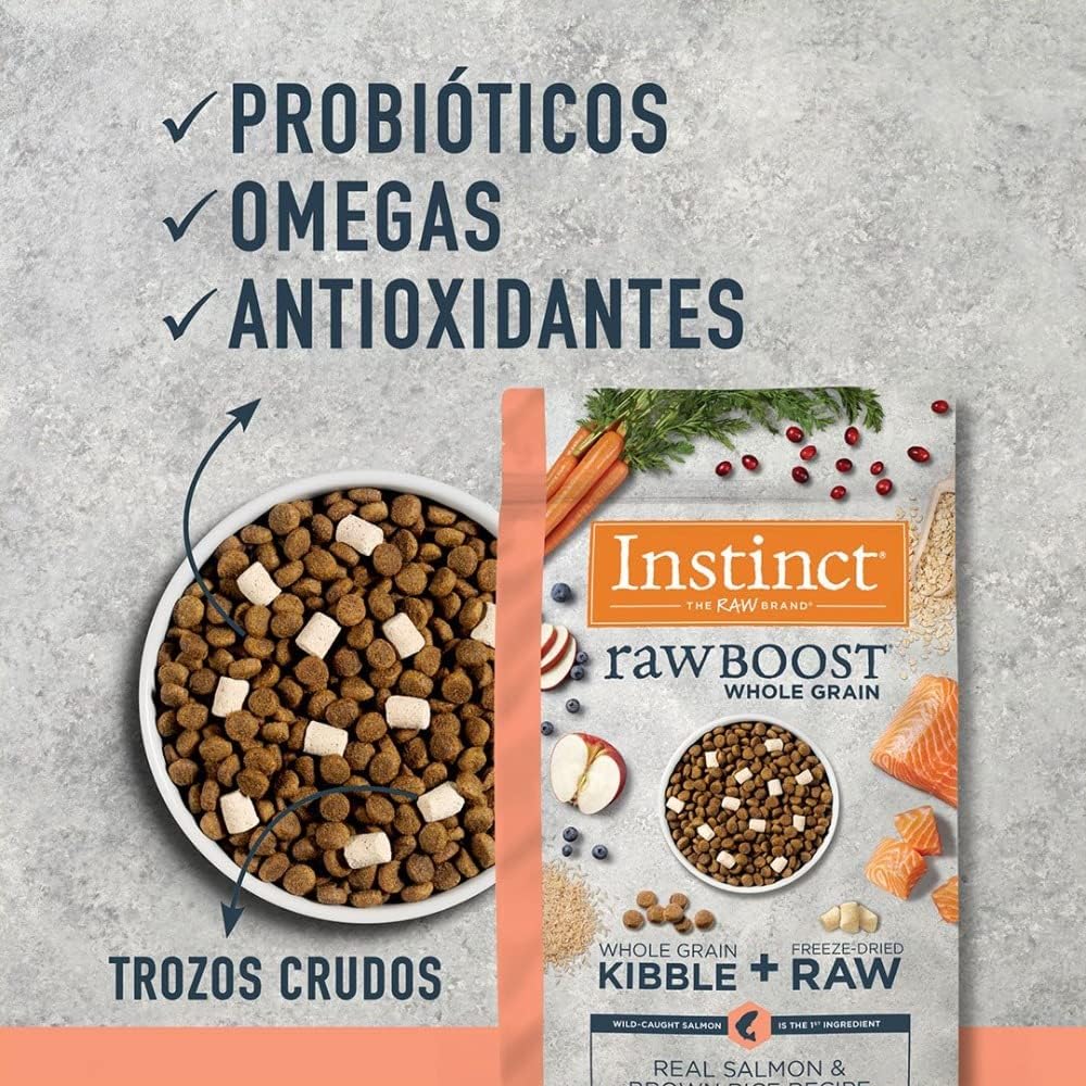 Instinct Raw Boost Whole Grain Recipe with Real Salmon & Brown Rice Dry Dog Food – Gallery Image 6