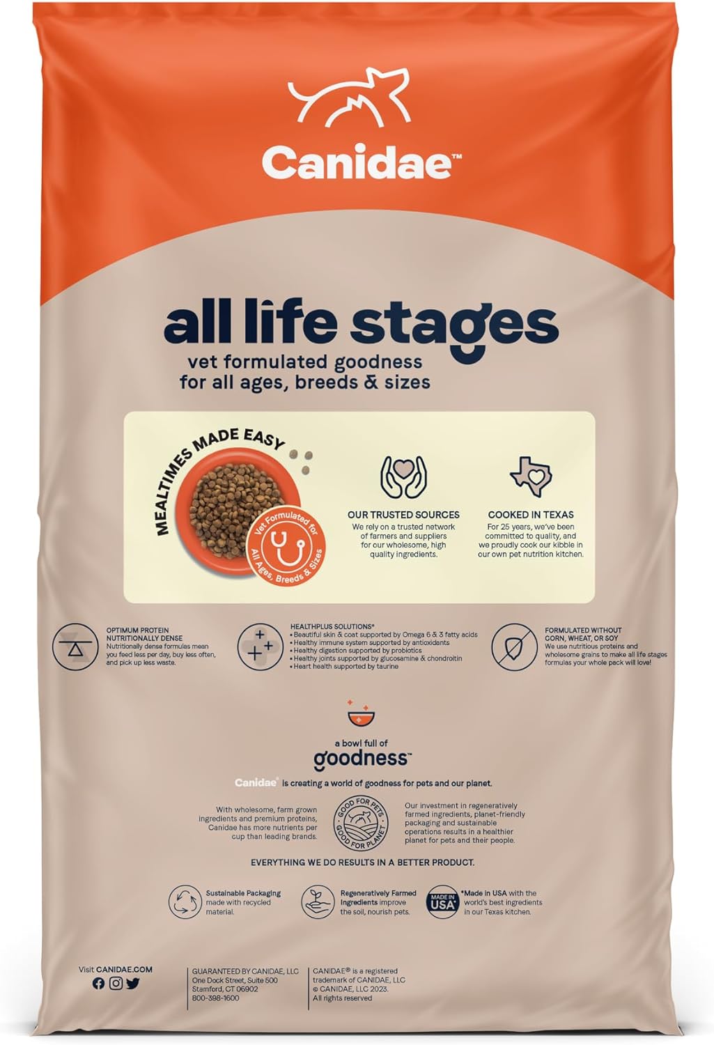 Canidae All Life Stages Multi-Protein Formula Chicken, Turkey, Lamb, and Fish Meals Dry Dog Food – Gallery Image 3