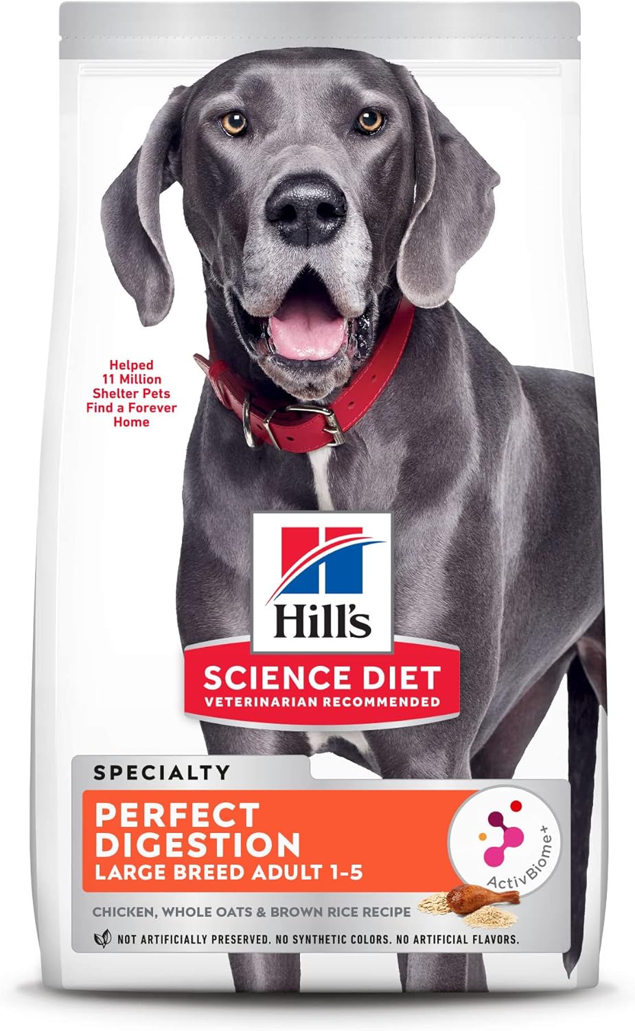 Hill’s Science Diet Perfect Digestion Large Breed Chicken, Brown Rice & Whole Oats Recipe Dry Dog Food – Gallery Image 1