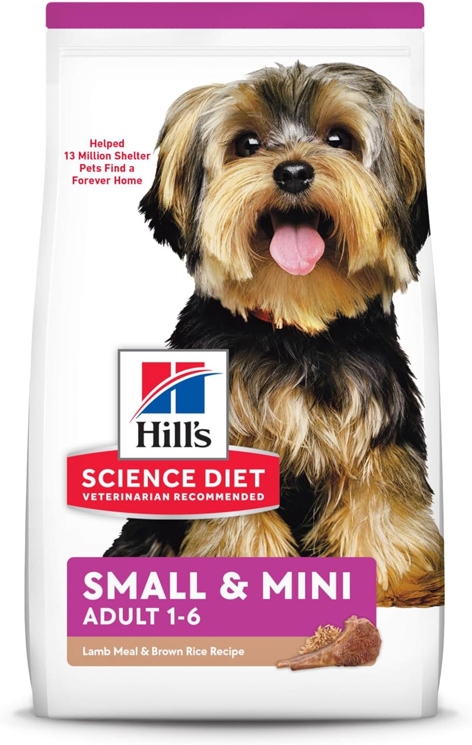 Hill’s Science Diet Adult Small Paws Lamb Meal & Brown Rice Recipe Dry Dog Food – Gallery Image 1