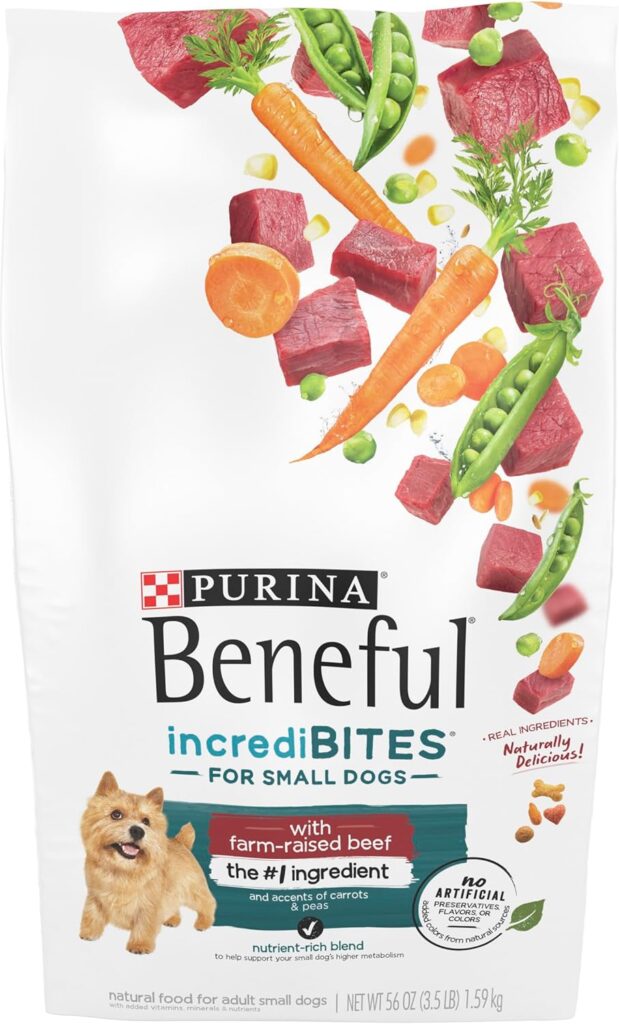 Purina Beneful IncrediBites Small Farm-Raised Beef Dog Dry Food