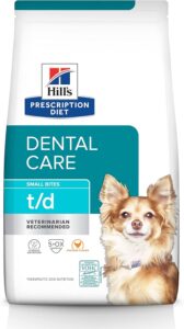 Hill’s Prescription Diet t/d Dental Care Small Bites Chicken Flavor Dry Dog Food