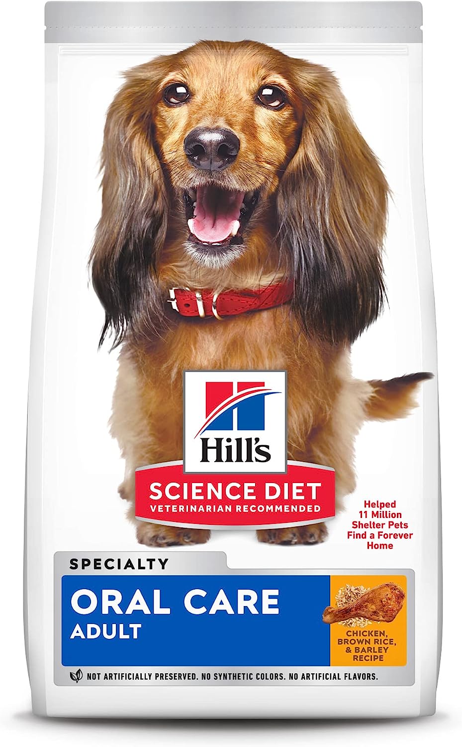 Hill’s Science Diet Adult Oral Care Chicken, Rice & Barley Recipe Dry Dog Food – Gallery Image 1